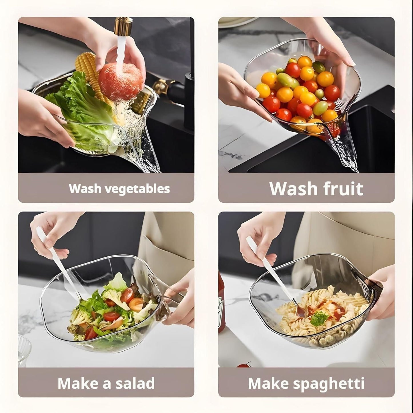 Drain Basket For Kitchen Sink " Buy 1 Get 1 Free "