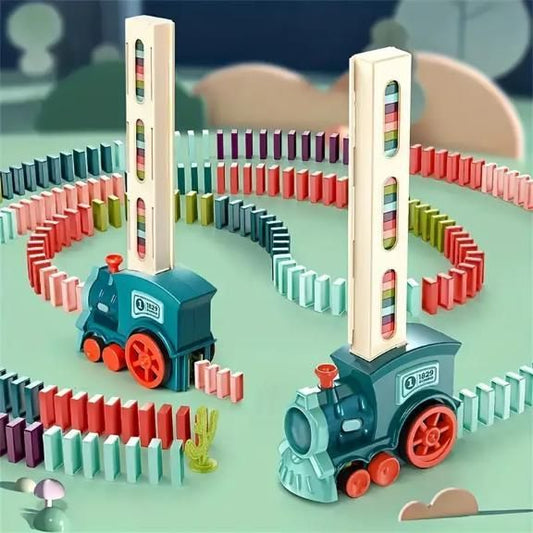 New Domino Train Toy Set for Kids – BPA-Free, Colorful, with Sound Effects! 🚂✨
